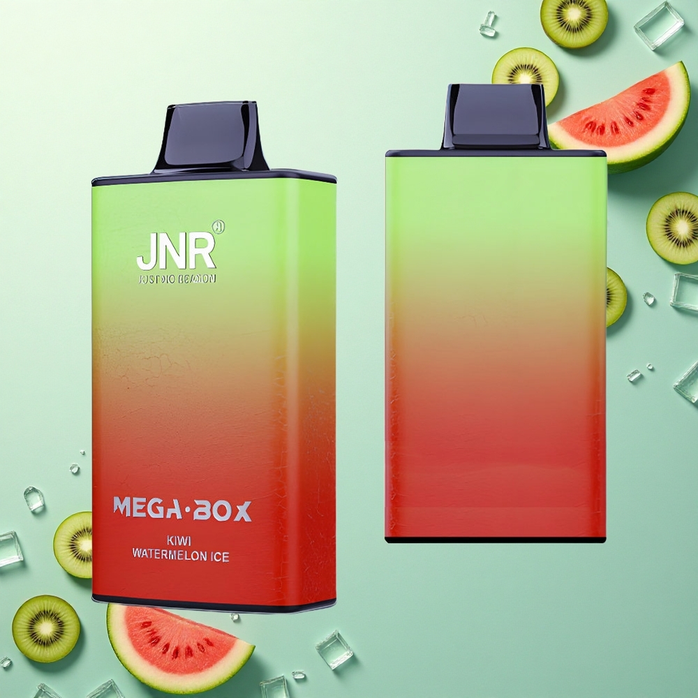 JNR Mega Box 25000 Kiwi Watermeloen IJs met 850mAh en 2% nicotine