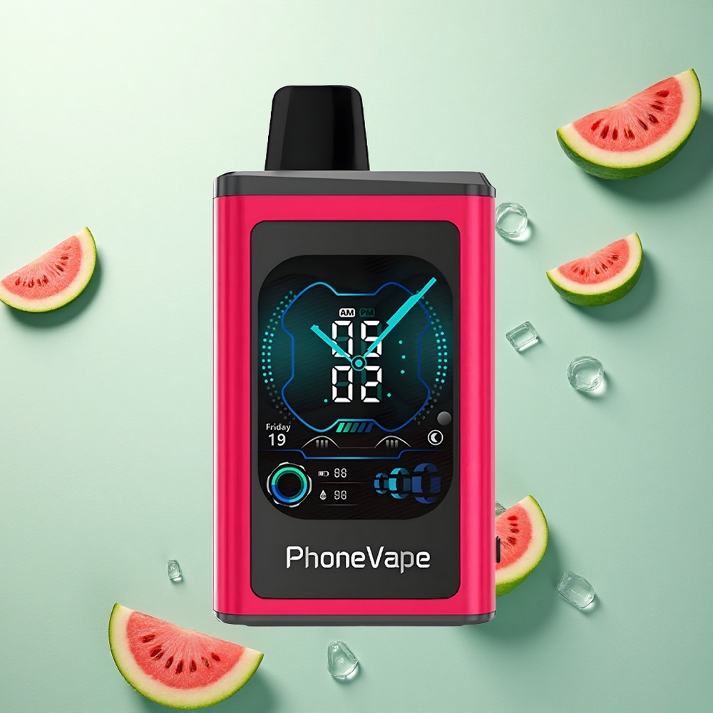 JNR PhoneVape 30000 Watermeloen IJs Type-C Oplaadbaar 850mAh Nicotine 2%