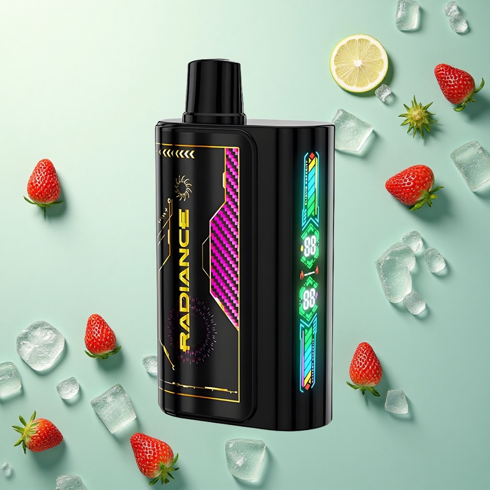 JNR Radiance 31000 Aardbei IJs Dual Mesh Coil 950 mAh