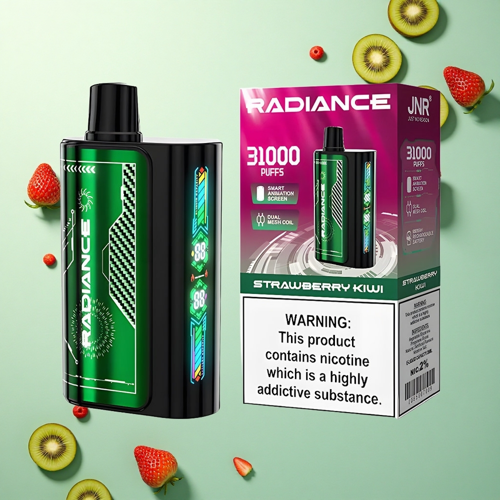 JNR Radiance 31000 Aardbei Kiwi 28ml 950mAh 2% Nicotine