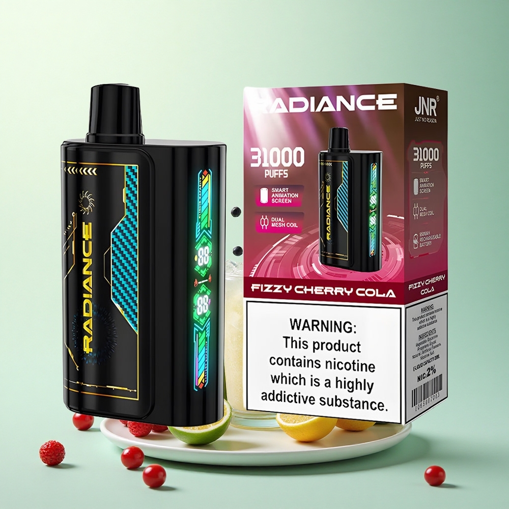 JNR Radiance 31000 Frisse Kers Cola Dual Mesh Coil 950 mAh Nicotine 2%