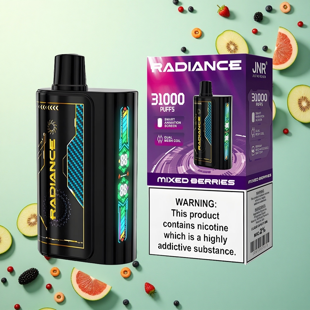 JNR Radiance 31000 Gemengde Bessen Dual Mesh Coil 950 mAh Nicotine 2%