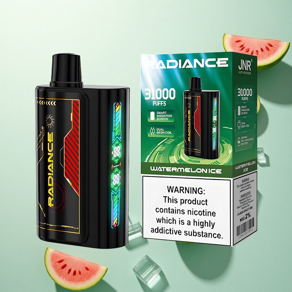JNR Radiance 31000 Watermeloen IJs 28ml 950mAh 2% Nicotine