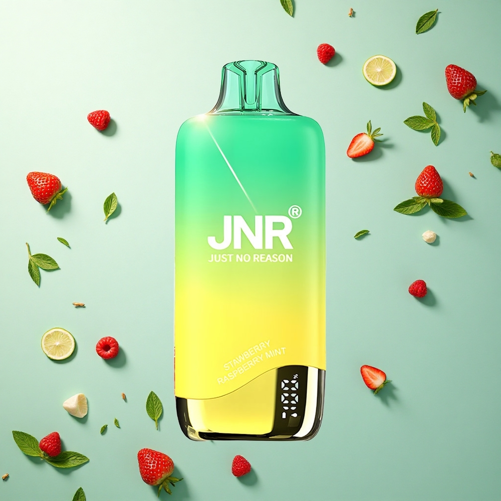 JNR Rainbow 10500 Aardbei Framboos Munt 600mAh Mesh Coil