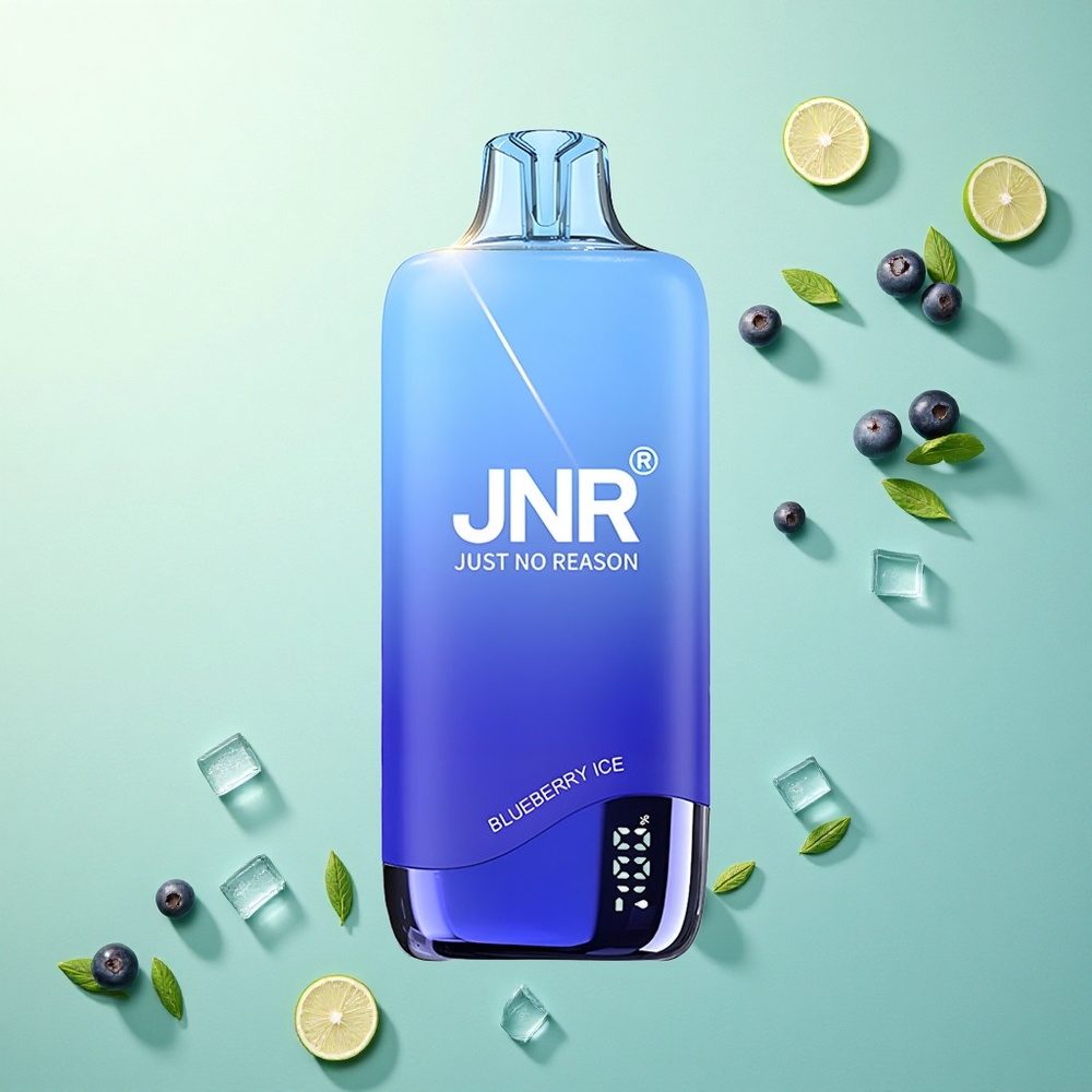JNR Rainbow 10500 Blauwe Bes IJs 600mAh 18ml Nicotinevrij