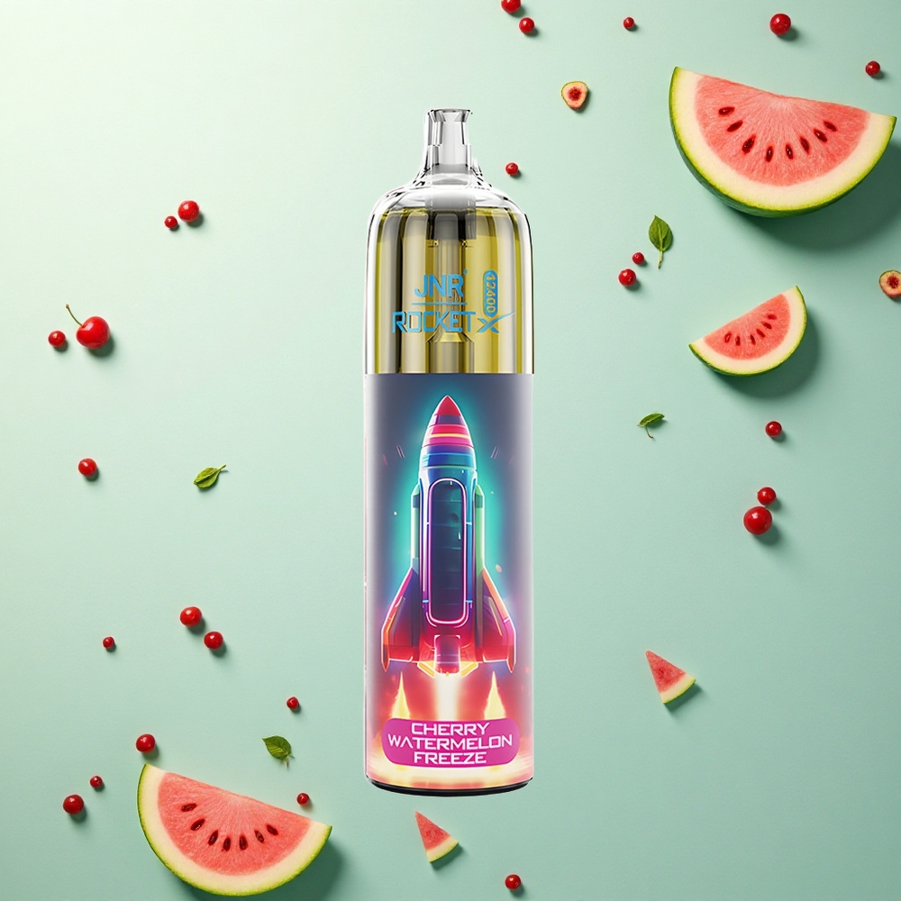 JNR Rocket-X 12400 Kersen Watermeloen Vries met Aanpasbare Luchtstroom en RGB-verlichting