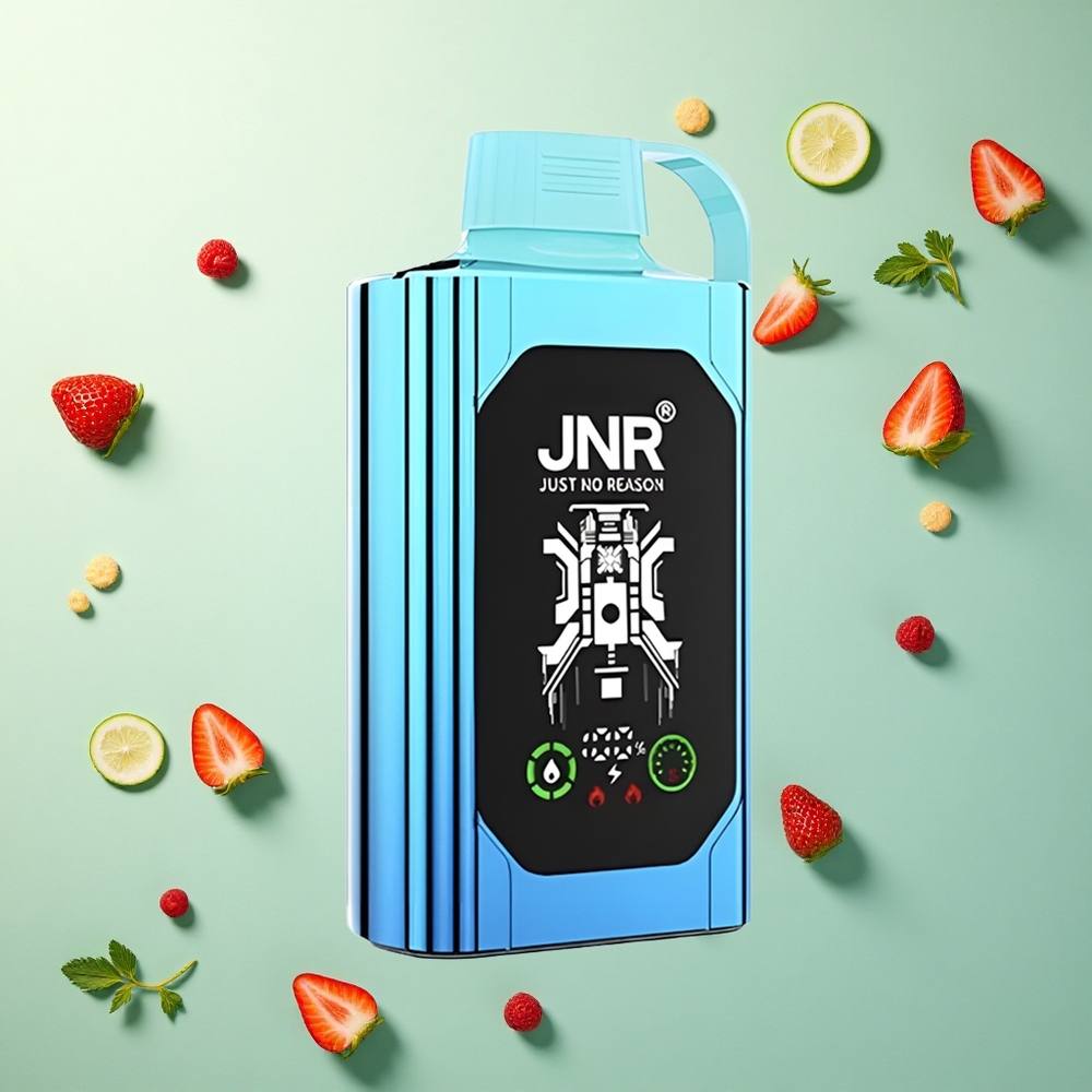 JNR Shisha Hookah Box 20500 Aardbei Framboos Snoep met Dual Mesh Coil en 1000mAh