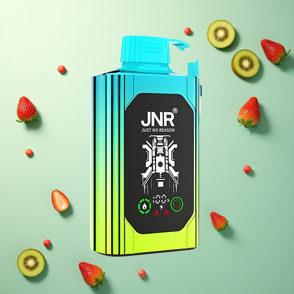 JNR Shisha Hookah Box 20500 Aardbei Kiwi Dual Mesh Coil 25ml 1000mAh