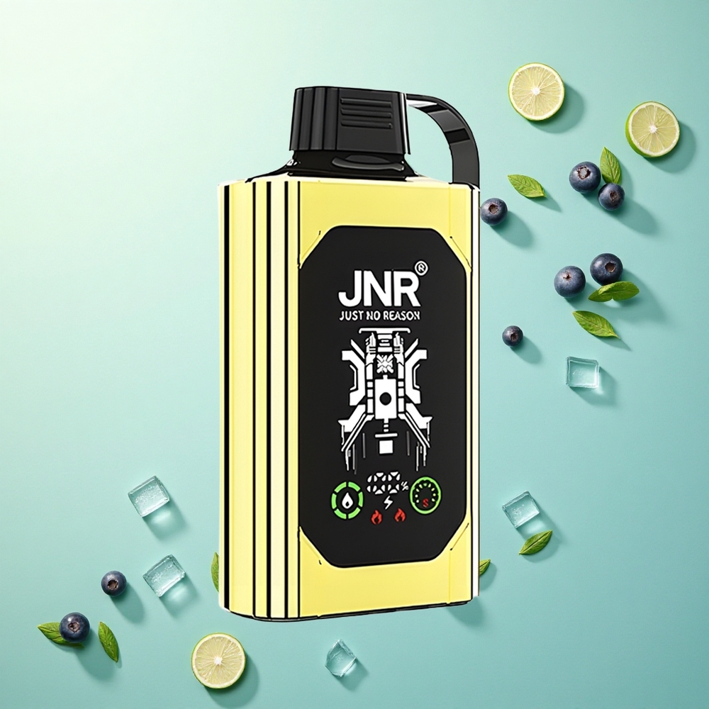 JNR Shisha Hookah Box 20500 Blauwe Bes IJs HD Display 1000mAh