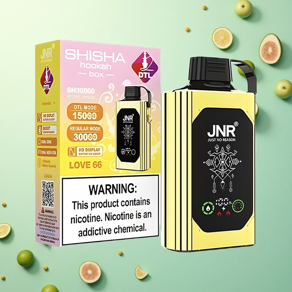 JNR Shisha Hookah Box 20500 Liefde 66 HD Beeldscherm 1000mAh