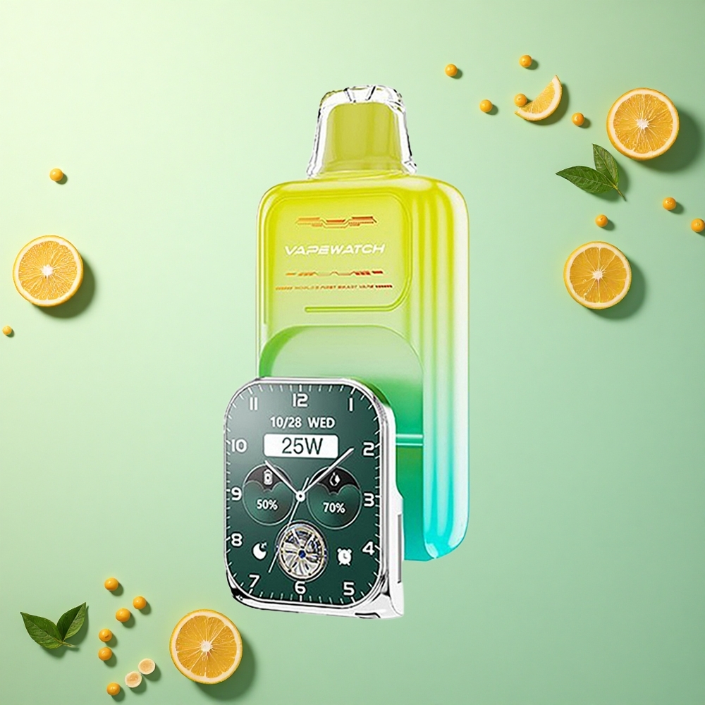 JNR VapeWatch 30000 Oranje Mango Dual Mesh Coil 19mL 5% Nicotine