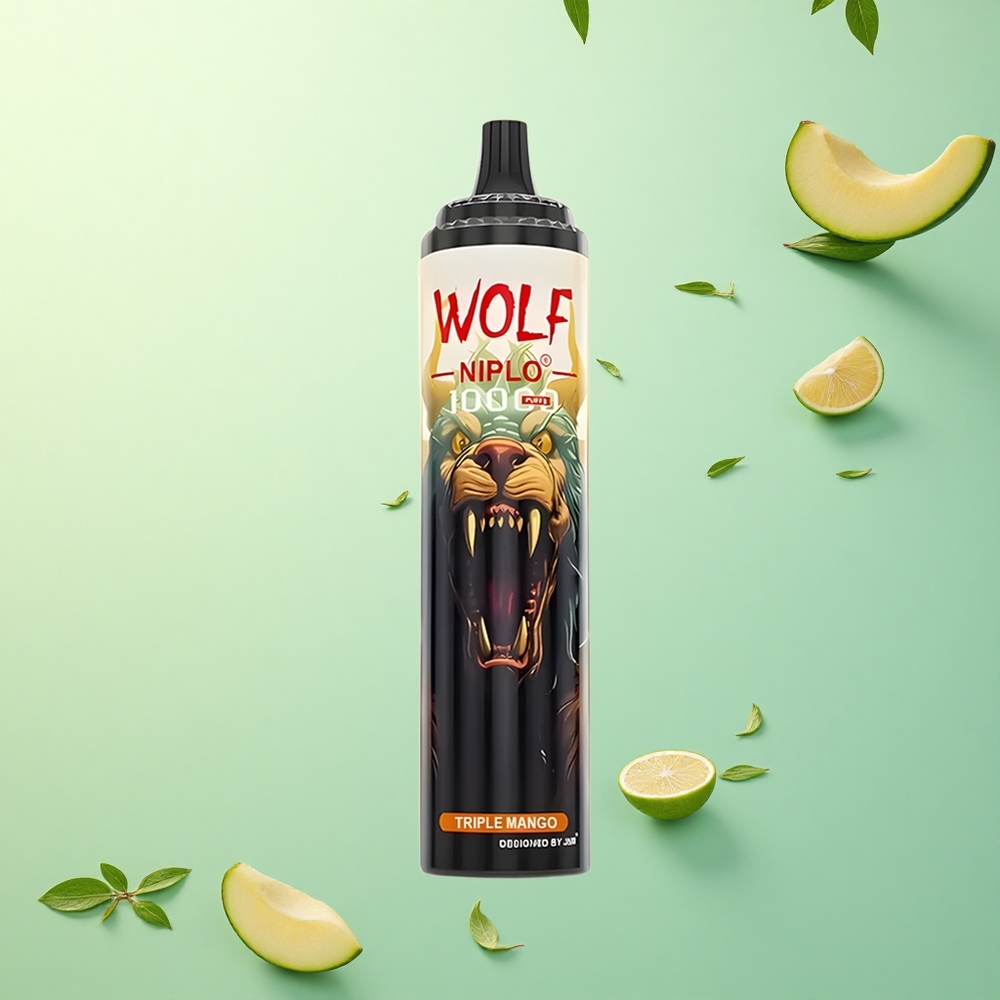 JNR Wolf Niplo 10000 Drievoudige Mango 20ml 650mAh Type-C