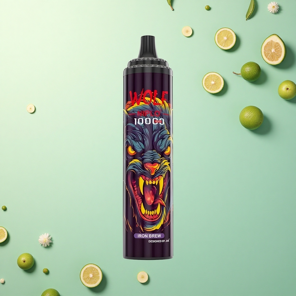 JNR Wolf Niplo 10000 IJzeren Brouwsel Type-C 650mAh 20ml