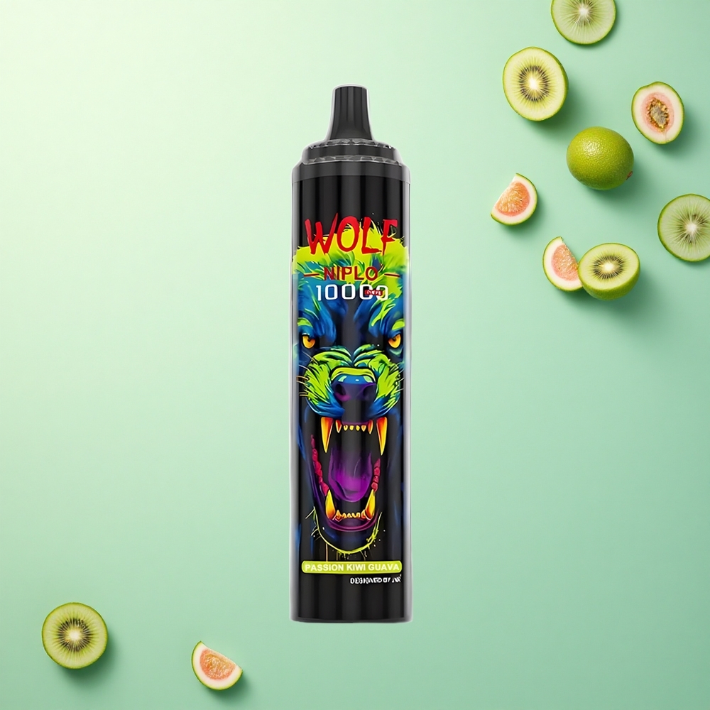 JNR Wolf Niplo 10000 Passie Kiwi Guave 650mAh Type-C