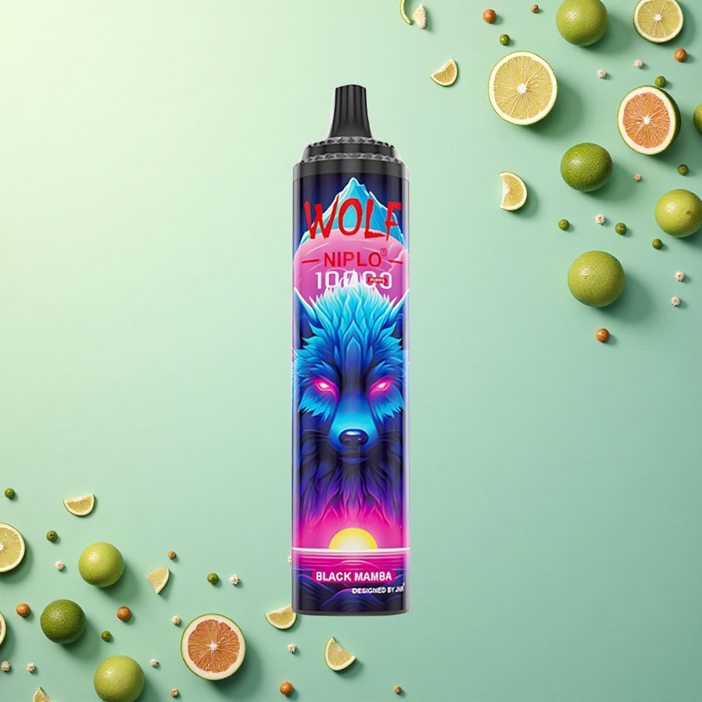 JNR Wolf Niplo 10000 Zwarte Mamba 20ml 650mAh Type-C